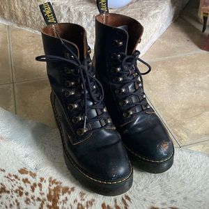 Dr. Martens Leona Platform Ankle Boots